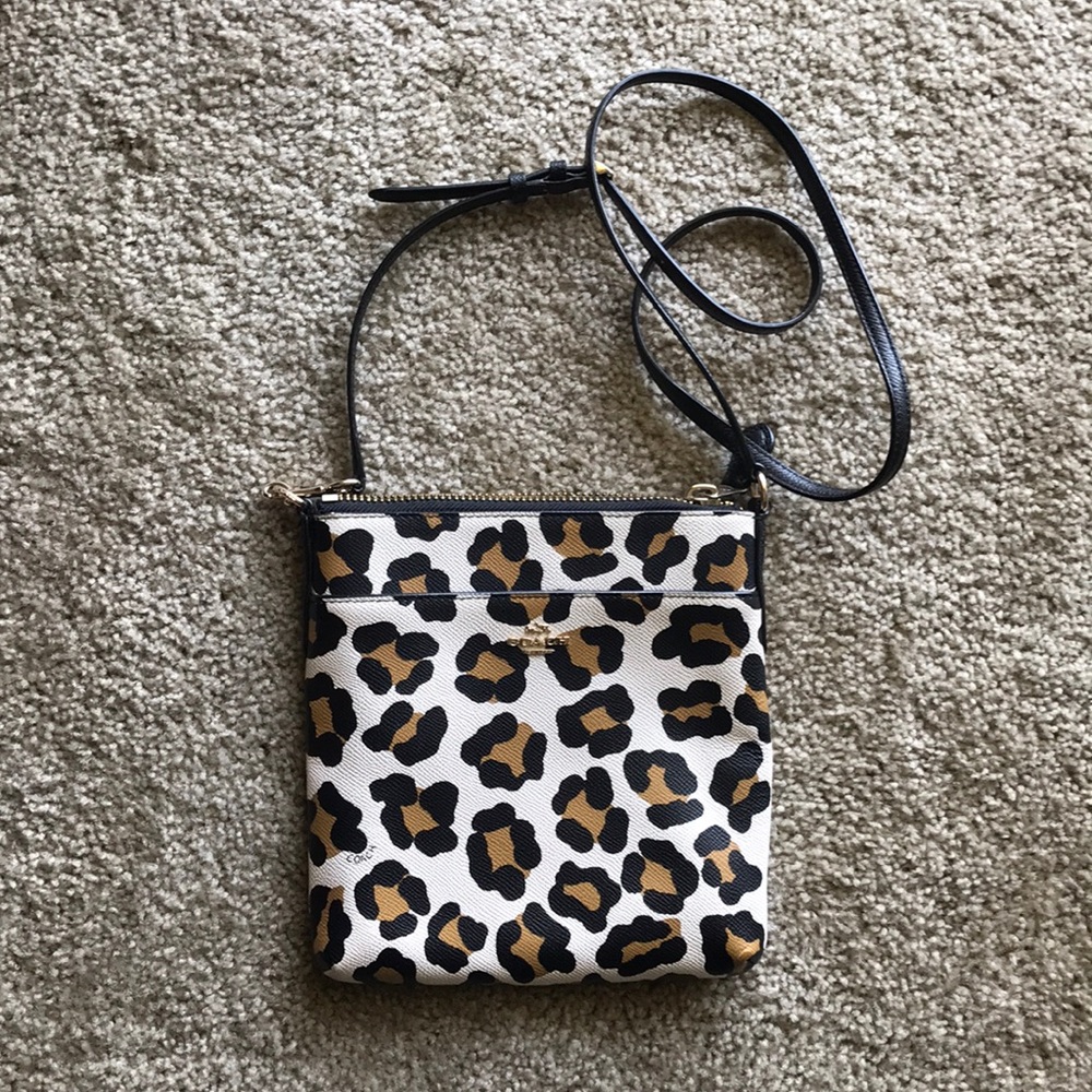 Coach Leopard Crossbody Bag